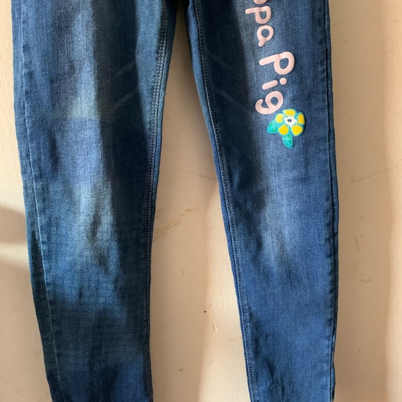 Peppa Pig Kids Jeans high waisted 150cm - Picture 3 of 4